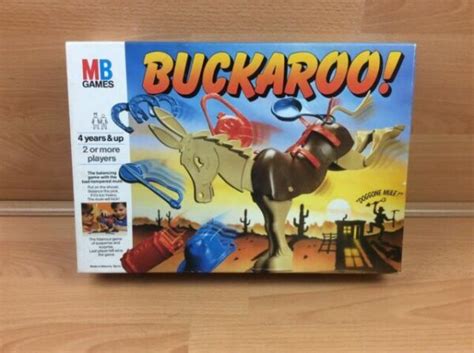 626 Vintage Buckaroo Game 1996 MB Games Complete for sale online | eBay