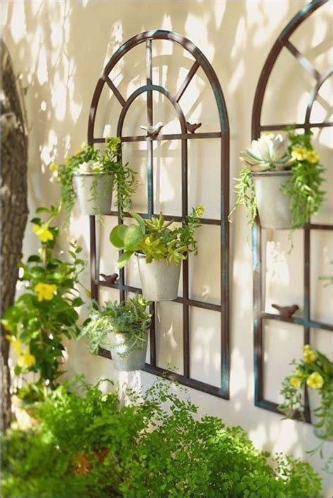 26 Stunning Outdoor Garden Wall Decor Ideas #OutdoorGardening | Garden ...