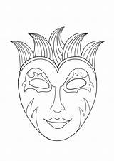 Mardi Gras mask Free Downloading And coloring Sheet sketch template