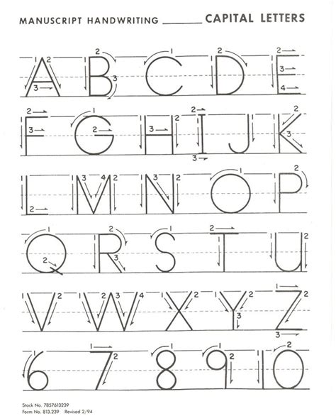 Letter Practice for Basic Handwriting | 101 Printable | Scrittura, Alfabeto