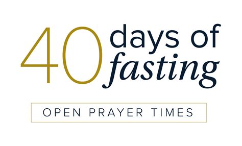 40 Days of Fasting & Prayer - New Life Assembly