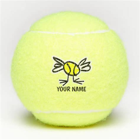 Personalized tennis balls with cute design | Zazzle