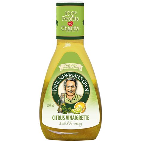 Paul Newman's Own Citrus Vingrette Salad Dressing 250ml | Woolworths