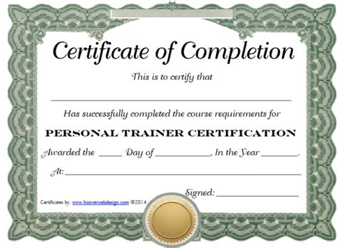 17 Free Training Certificate Templates - Free Word Templates