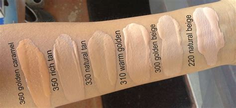 Shimmery Pastels: Revlon Colorstay Foundation swatches | Foundation swatches, Revlon colorstay ...