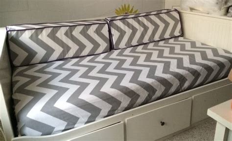 Fitted Daybed cover in twin, twin xl and full mattress cover, customize fabric, size (pictured ...