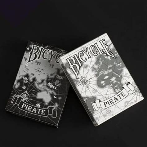 1Pcs Bicycle Pirate Playing Cards Magic Deck Set Black Or White Color Limited Edition New Sealed ...