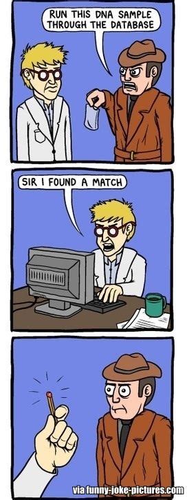 Funny DNA Match Cartoon Joke Picture | Cartoon jokes, Funny memes, Funny cartoons