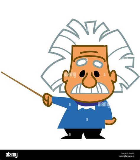 Albert einstein cartoon hi-res stock photography and images - Alamy