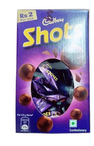 Rectangular Cadbury Shots Chocolate, Packaging Type: Box, 208.8 Gram at Rs 116/box in New Delhi