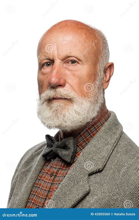 Old Man with a Big Beard and a Smile Stock Photo - Image of beard ...