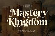 Mastery Kingdom Modern Bold Serif | Serif Fonts ~ Creative Market