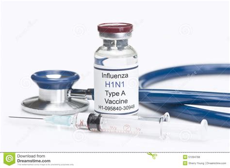 H1N1 Vaccine stock photo. Image of illness, medication - 51094768