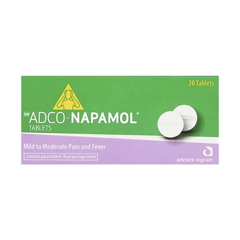 Adco-Napamol 20 Tablets - Med365