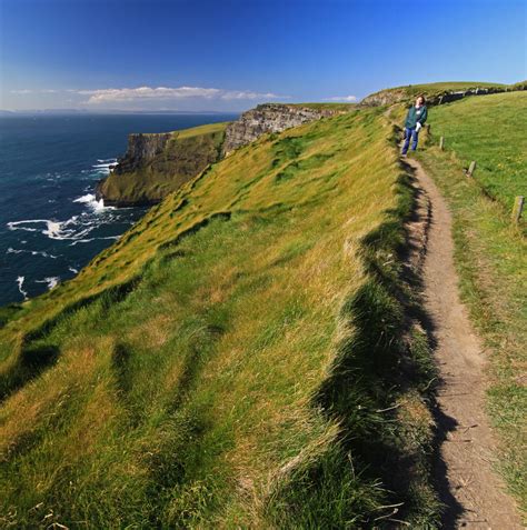 Walking Along the Cliffs of Moher