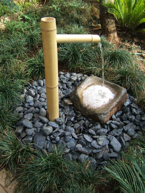 Zen Bamboo Water Feature for Tranquil Japanese Garden