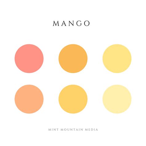 Mango Color Palette | Mint Mountain Media