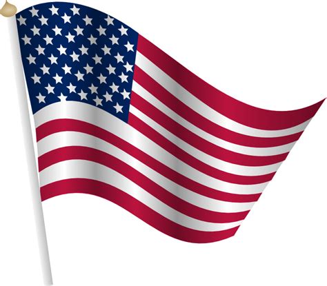 American Flag Transparent Clip Art