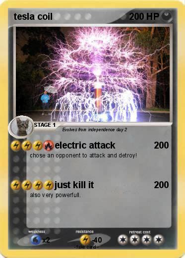 Pokémon tesla coil 4 4 - electric attack - My Pokemon Card