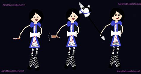 Alice Madness Returns Weapons Hand-Drawn by AliceMadnessReturns1 on DeviantArt