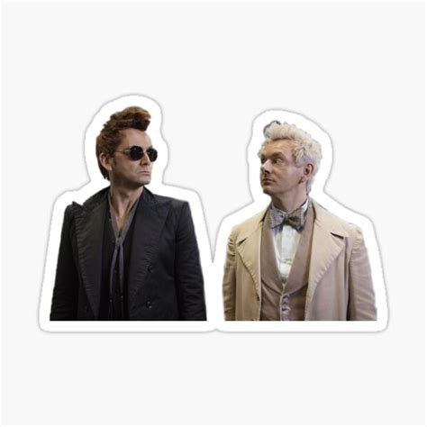 "David Tennant and Michael Sheen" Sticker for Sale by audraa | Redbubble