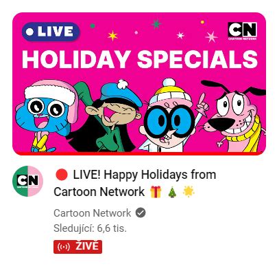 Cartoon Network Christmas - YouTube Livestream 2022 (EN) - Magicmax ...