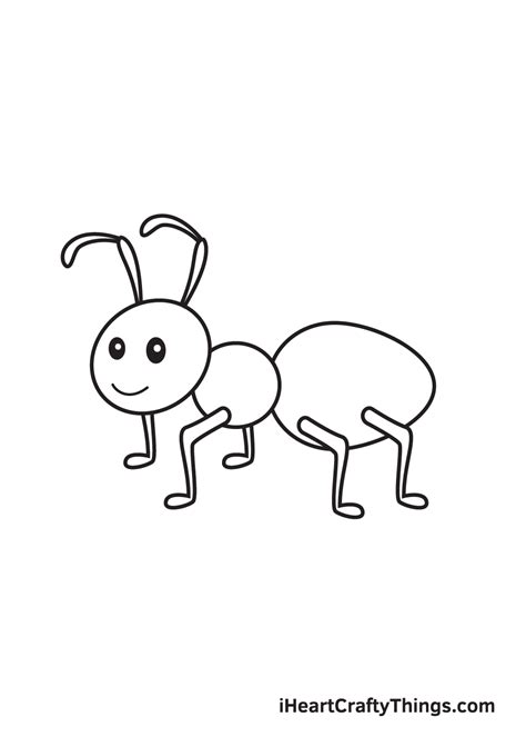 line drawing of an ant - nova-cefalu