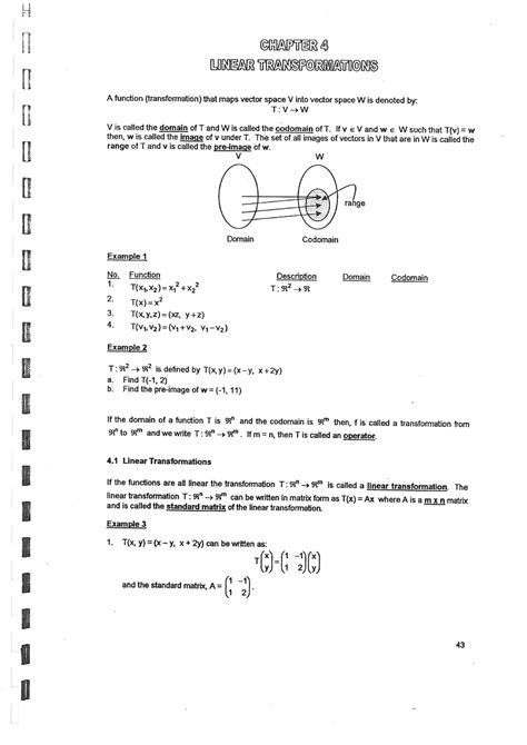 chapter vector space - Linear Algebra 1 - Studocu