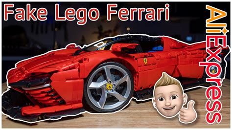 AliExpress Cheap 'Fake' Lego Technics Review - Ferrari Daytona SP3 - 42143 - YouTube