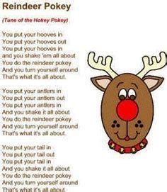 Reindeer pokey song | Preschool christmas songs, Preschool christmas ...