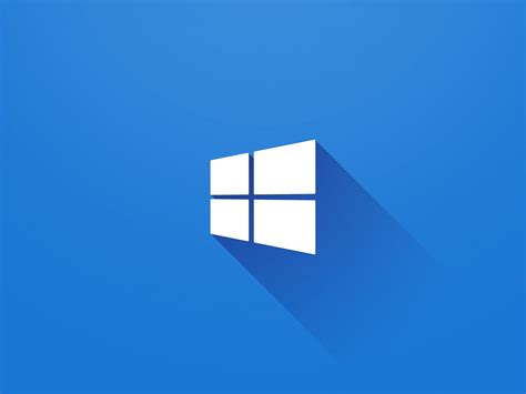 Windows 10, 4k, fondo azul, mínimo, con el logotipo de Windows, de ...