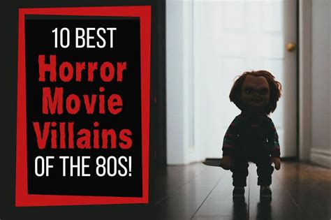 10 Best Horror Movie Villains Of The 80s - It’s Scare Time! | 8-Bit Pickle