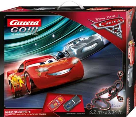 Carrera Go!!! DISNEY CARS 3 NEED TO COMPETE SET 62420