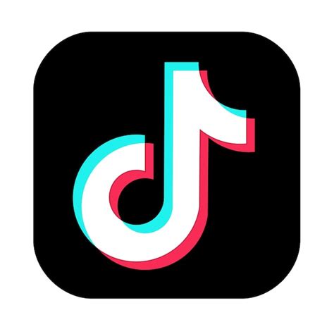 TikTok-App-Symbol Social-Media-Logo Vektorillustration | Premium Vektor