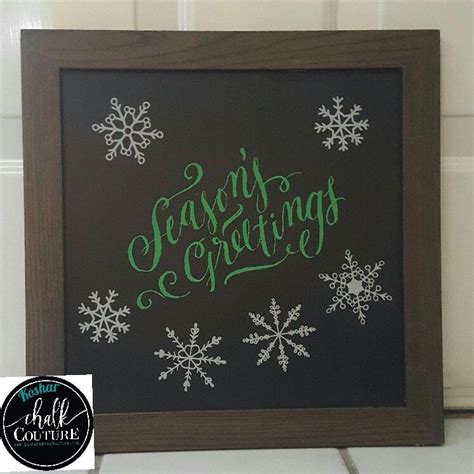 Chalk Couture - Using a chalkboard from the office to start the season with a little fun ...