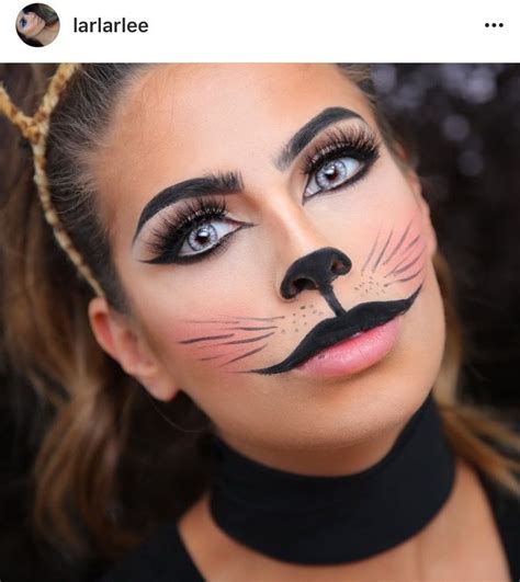 🐱Larlarlee...Cat🐱 | Cat halloween makeup, Halloween makeup, Halloween ...