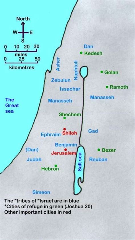 Book of Joshua - Old Testament maps