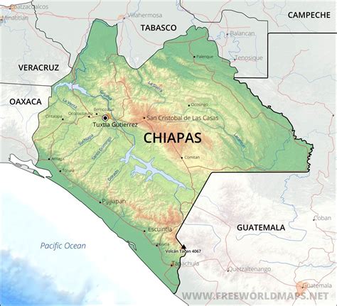 Chiapas Map