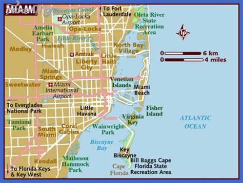 Miami Map Tourist Attractions - ToursMaps.com