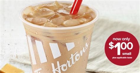 Tim Hortons: Small Caramel Iced Coffee Only $1