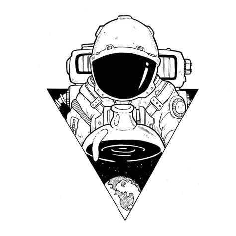 #Astronaut #Space #Uzay #Cosmos #Galaxy #Drawing #Art #Illustration ...