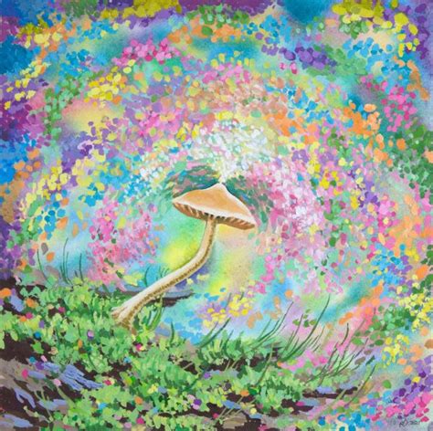 Mushroom Dreaming of Magic (Original) – Anton Dymtchenko Art