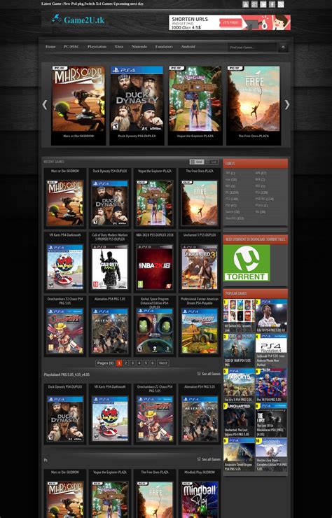 DOWNLOAD FREE TORRENTS GAMES FOR PC, XBOX 360, XBOX ONE, PS2, PS3, PS4,PKG, PSP, PS VITA ...