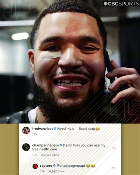 Hockey player look: VanVleet loses part of tooth in Raptors' victory ...