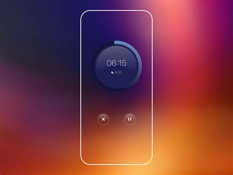 Timer | Sleep App | Countdown Timer by Ivan Saverchenko on Dribbble