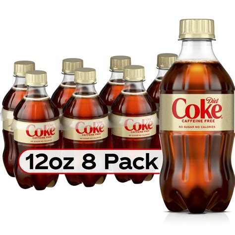 Diet Coke Caffeine Free Soda Soft Drink, 12 fl oz, 8 Pack - Walmart.com - Walmart.com