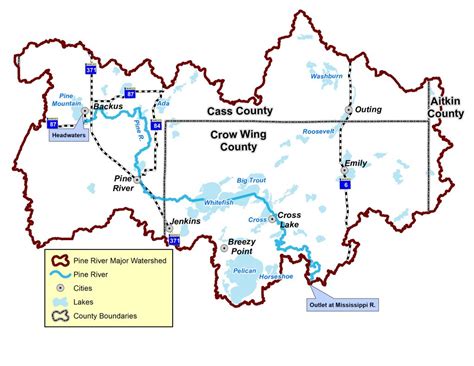 Pine River Watershed Region - Northern Waters Land Trust