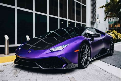2017 Lamborghini Huracan Mansory – Purple | MVP Miami Exotic Rentals