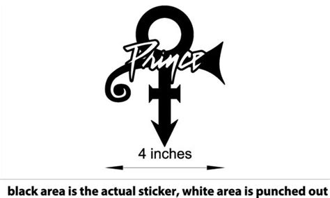 Prince Love Symbol/Logo Sticker/Decal 60011