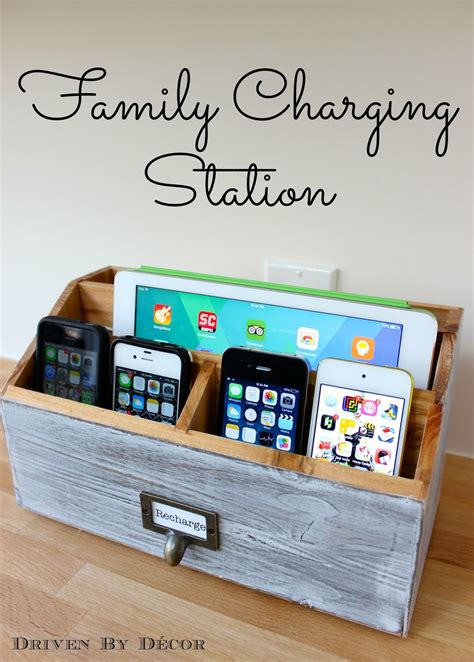 DIY Family Charging Station | Driven by Decor